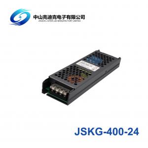 China Black 24V Power Factor Correction Power Supply 16.6A 400 Watt LED Driver supplier