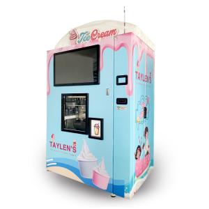 Multi Flavor Credit Card Soft Ice Cream Vending Machine