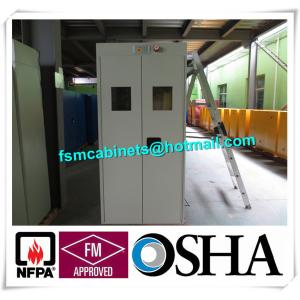 Fire Resistance Gas Cylinder Storage Cabinet , Gas Detector Industrial Safety Cabinet