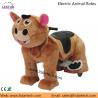 Kids Electric Motorcycle Giant Plush Animals Car GiddyUp Cycle Horse with