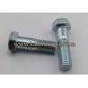 Hex head half thread zinc plated bolts