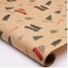 Recycling OEM ODM Printed Gift Wrapping Paper Christmas Decoration