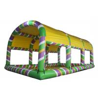 China Big Inflatable Swimming Pool With Tent , Airtight  0.6mm PVC Inflatable Pool on sale