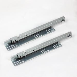 2 Fold Ball Bearing Hidden Furniture Drawer Slides 550mm For Kitchen Cabinet