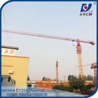 China 6t Flat Top Tower Crane For Real Estate Building Construction Use on sale