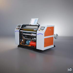 Auto PLC 0.5inch Rewinding Slitter And Rewinder Machinery Thermal/Bond/Cash Register/Fax/POS/ATM Paper Small Ribbon Roll
