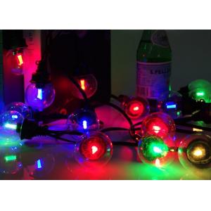 China Low Voltage RGB LED String Lights Warm White 30cm Bulb Spacing For Home Garden supplier