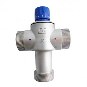 3 Way Thermostatic Mixing Valve Thermostatic Mixing Valve Faucet Water Temperature Control DN50 DN80