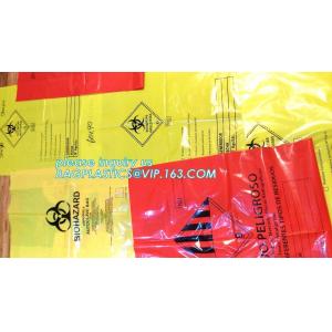 Linear Low-Density Polyethylene Medical Waste Bags Ideal for use in hospitals, medical clinics, doctors offices nursing