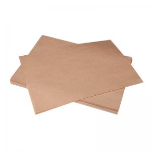China Straw Pulp Oil Proof Paper for Take Away Food Bakery Pizza Pad Barbecue French Fries supplier