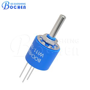 China 1k 2k 5k 10k 50k 100k Cermet Trimmer Precision Potentiometer WI11-3 1/2" Round wholesale