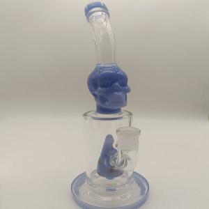 China Straight Glass Water Pipe 14mm 18mm Joint Size Recycler Water Bong supplier