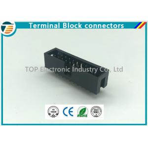China Molex FFC Shrouded Wire To Board Terminal Block 2 Row 2.54mm Pitch supplier