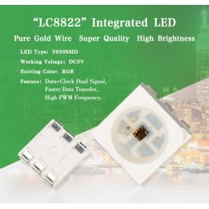 DC5V Digital RGB Chip for Program Control LED Lighting Products LC8822 Smart LED
