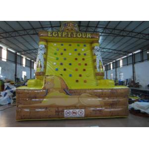 Egypt Tower Tour Inflatable Rock Climbing Wall Waterproof Fireproof PVC 5 X 4 X 6m