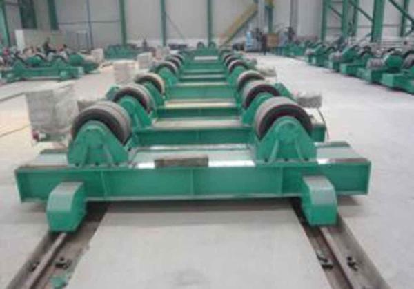 Tower Painting Welding Rotator Move-On-Rails With Manual Travel Device