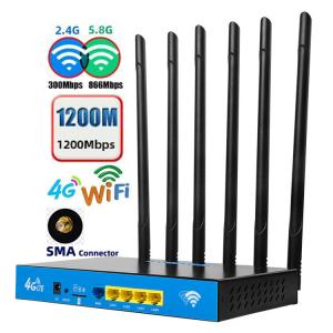 China 1200Mbps Dual Band High Power Wireless CPE Industrial Enterprise Class Simcard 4g / 5g Router supplier