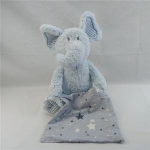 Children Gift Blue Elephant Baby Playing Toys Musical Movement Stuffed Elephant Toy