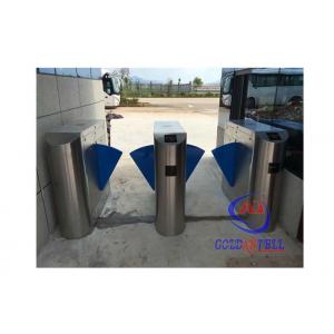 Half Height Portable Security Turnstile Gate Lock 304 SS With Rfid Coins Acceptor