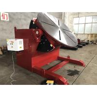 China 10 T 2 Axies Welding Turn Table , Foot Pedal Tilting Rotation Arc Welding Table on sale