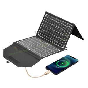 Customized Outdoor Camping ETFE 21W Foldable Solar Charger Folding Portable Solar Panels with USB Port