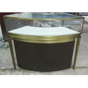 Small Jewellery Shop Display Counters / Glass Jewelry Case With Multi Color