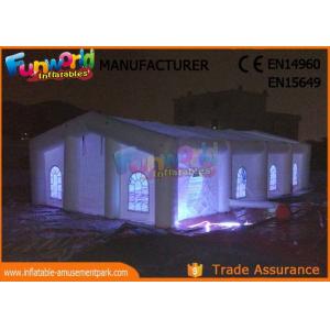 Factory Dome Cube Inflatable Party Tent With LED Lighting Customized Color
