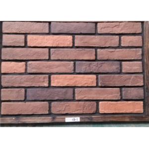 Thin Decorative Faux Wall Brick , Ceramic Faux Brick Panels Outdoor