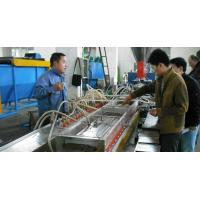 China 380V Plastic Profile Production Line , Wood Foamed Pvc Profile Extrusion Line / Process on sale
