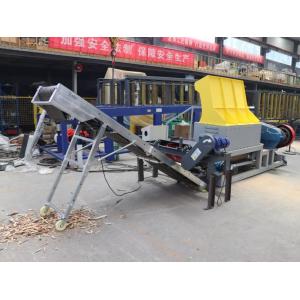 China 60pcs pallets/hour Wood Pallet Grinder Metal Separator Waste Wood Pallet Grinding Machine supplier