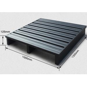 China Páletes plásticas feitas sob encomenda do lado dobro empilháveis para o armazém industrial supplier
