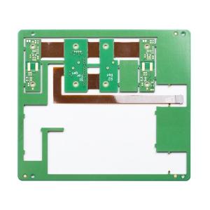 4 Layer HDI Rigid Flex PCB Board Immersion Gold 4mil Green Solder Mask