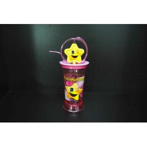 China Pink Star Style Cartoon CharacterDrinking Water Bottle 8.5 Inch  As Gift For Children Made By As supplier