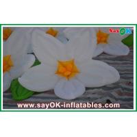 China Decorative White Inflatable Lighting Decoration Fire-proof  Lighting Flower Length 5M on sale
