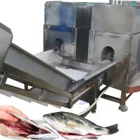 China Fish cleaning belly back opening cutting machine killing fish descaling machine Stainless steel 304 fish processing equi on sale