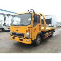 China Road Vehicle Flatbed Tow Truck , Medium Duty 3t 24 Hour Tow Truck High Performance on sale