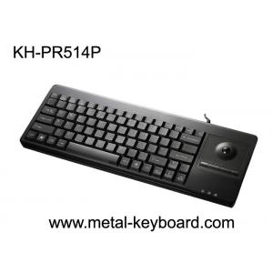 China Self - service 81 keys Keyboard with integrated trackball , waterproof computer keyboard supplier