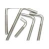 M3 M4  Stainless steel U TYPE SHAPE metal Bolt with nut washer assortment SS304 SS316 A2 A4-80