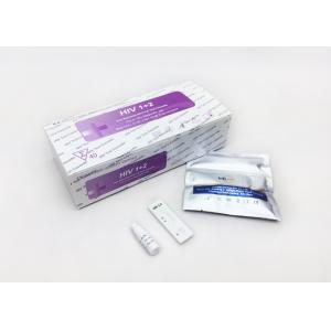 High Accuracy Home Testing Kits , Blood Rapid HIV Home Test Kit CE Certificated
