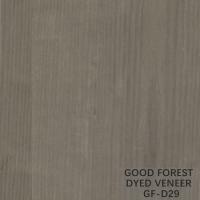 China OEM Dyed ASH Grey Veneer Crown Cut / Straight / Irregular Texture Grain on sale