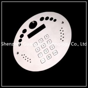 Customized Logo Metal Numeric Keypad For Automatic Door / Telephone Button