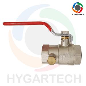 China Anti Frozen Brass Ball Valve With Branch Testing Hole supplier
