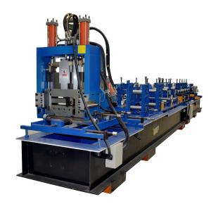 China Steel Frame C Z Purlin Roll Forming Machine With 11.5kw Motor And Automatical Cutting Devices supplier