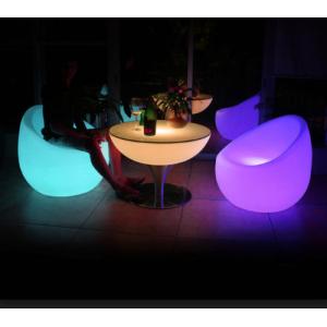 Night Lamp Decorative Party Modular LED Cocktail Bar Furniture Lighting Portable PE Plastic Bar Counter Furniture