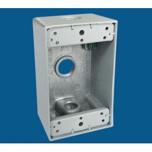 China 3 Outlet Holes Waterproof Electrical Box / Outdoor Electrical Outlet Box supplier