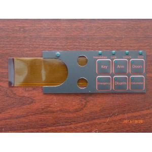 China Customized Push Button Touch Screen Keyboard Membrane Switch 0.05mm - 1.0mm supplier