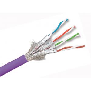 305M Bare Copper Cat 7 Network Cable , 600Mhz Frequency Cat 7 Outdoor Cable