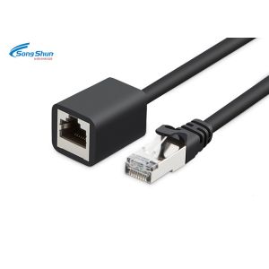 China Bâti protégé hommes-femmes de panneau de la corde de correction de réseau d'extension d'Ethernet RJ45 Cat5e supplier