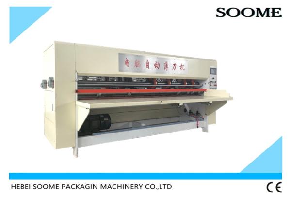 Thin Blade Corrugated Cardboard Automatic Carton Box Making Machine NC Type