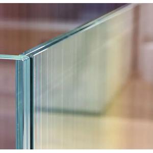 Building Laminated Tempered Glass Safety Low Iron Polished Edged Toughened / Reflective / Frosted Glass
